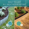 50FT Galvanized Steel Corrugated Metal Landscape Edging – Flexible &