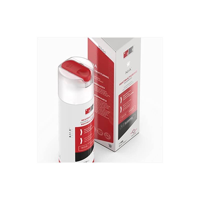 DS Laboratories Nia Shampoo para Cabello Maltratado, Seco y Sin