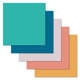 Cricut Smart Permanent Vinyl (5.5in x 12(5), Beachside Sampler) for Joy machine - matless cutting for shapes up to 4ft, & repeated cuts up to 20ft