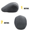Comilaka Men's Beret Cap Gatsby Flat Cap Newsboy Flat Cap