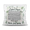 PR Print Royal Cushion with Cushion Filling with Beautiful Saying