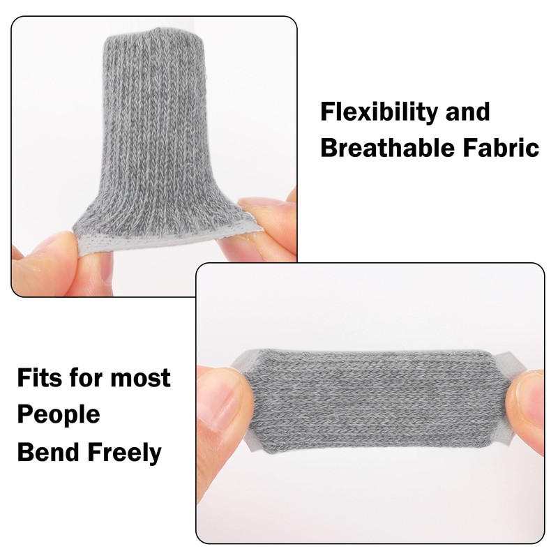 sourcing map 10pcs Finger Protectors Splints, Compression Finger Sleeves Thumb