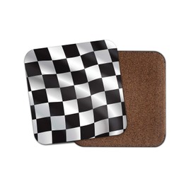 1 x Racing Coaster - Cars Checkered Flag Race Chess Board #12710