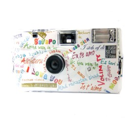 2 x 1A Photo PORST Disposable Camera / Wedding Camera / Party Camera TopShot I Mog di White (27 Photos Each with Flash)
