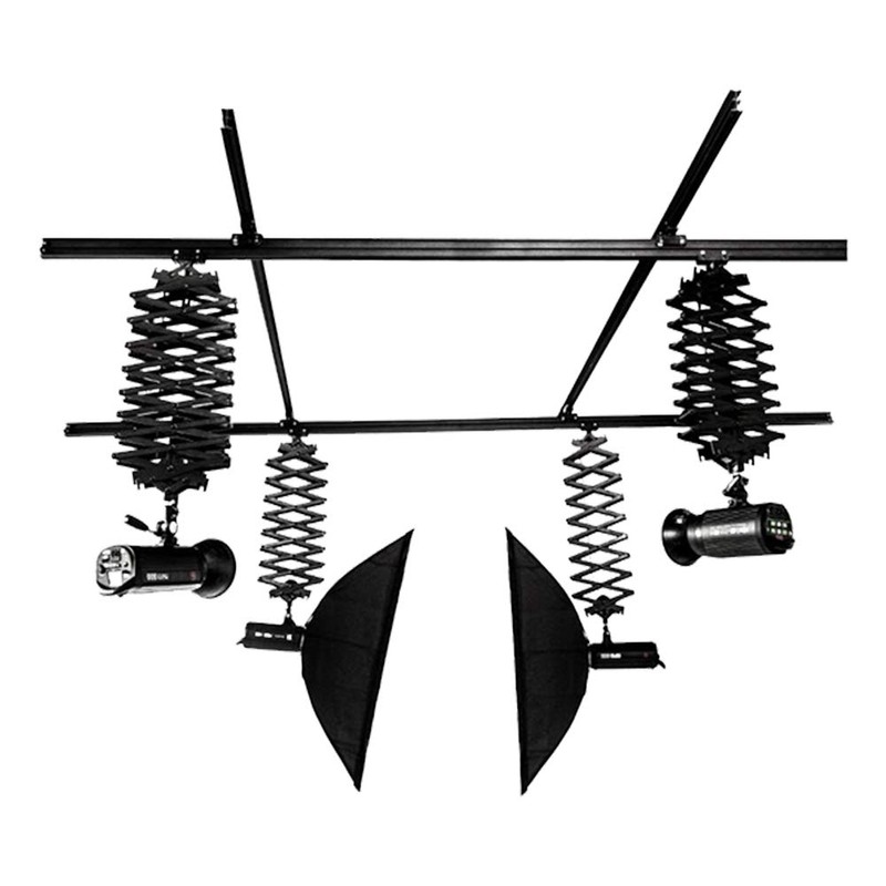 DATOUBOSS 2M Drop Pantograph for Studio Photography Ceiling Rail System