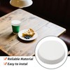 VIKKSAER 100Pcs Disposable Dome Lids, White Coffee Cup Lids, Replace