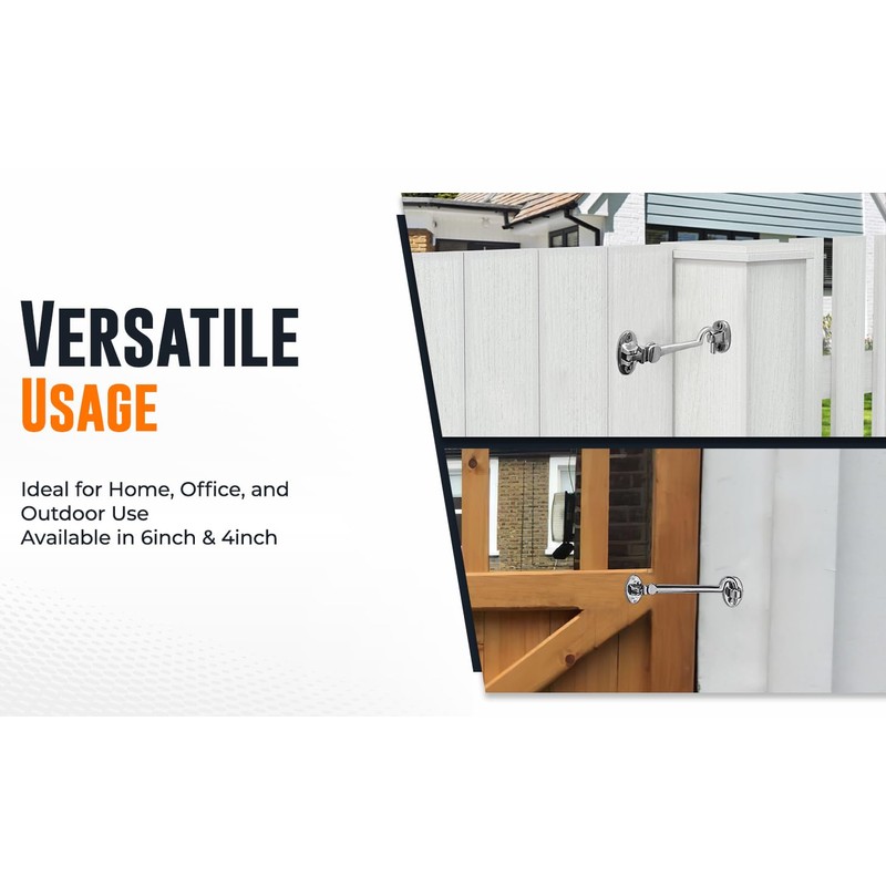 onesto Pack 2 Chrome Cabin Hook | 100mm Cabin Door