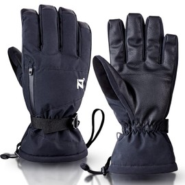 OOZi Ski Gloves for Men Women Winter Gloves Waterproof Windproof Snow Gloves for Cold Weather Snowboarding Skiing (X-Large)