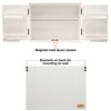 Excello Global Products Barndoor Spice Cabinet, White