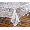 Deluxe Clear Plastic Tablecloth Protector 100% Waterproof Oil-Proof Spill-Proof Vinyl