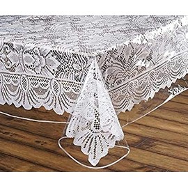 Deluxe Clear Plastic Tablecloth Protector 100% Waterproof Oil-Proof Spill-Proof Vinyl PVC Table Cloth Wipeable for Dining Table, Outdoor and Indoor Uses (52" x 70")