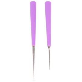 EXCEART Bead Hole Reamer Needle Opener Drill Puncher - Bead Reamer Set Hole Opener for Glass Plastic Metal Jewelry Making Hand Drill