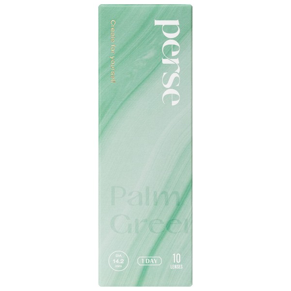 [ よしミチ プロデュース カラコン ] perse (パース) ワンデー 10枚入り パームグリーン（度あり）[-1.50]