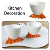 11 Pcs Egg Cups Cartoon Egg Holders Soft Hard Boiled