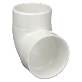 3" Hub x Spigot PVC DWV 90 Deg. Street Vent Elbow