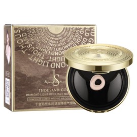 JOSURBEAUTY Cream Foundation, Air cushion powder moisturizing concealer, light and thin, fits well, locks in freshness, air cushion