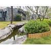 HTWNK Bamboo 2 Pack Short Fence Outdoor Landscape Edging Flexible