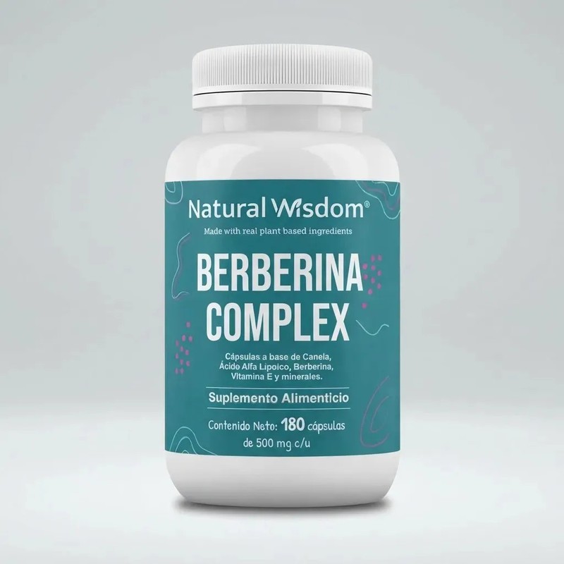 Berberina Complex 180 Caps Apoyo al Bienestar General y Metabólico