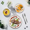 Herogo 12 Pieces Stoneware Dinnerware Dishes Set for 4, Kitchen