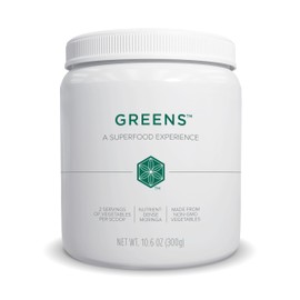 Isagenix Moringa Greens - Green Drink Powder with Antioxidants & Superfoods - Nutritional Supplement - Made with Non-GMO, Whole-Food Vegetables - 10.6 oz (30 Servings)