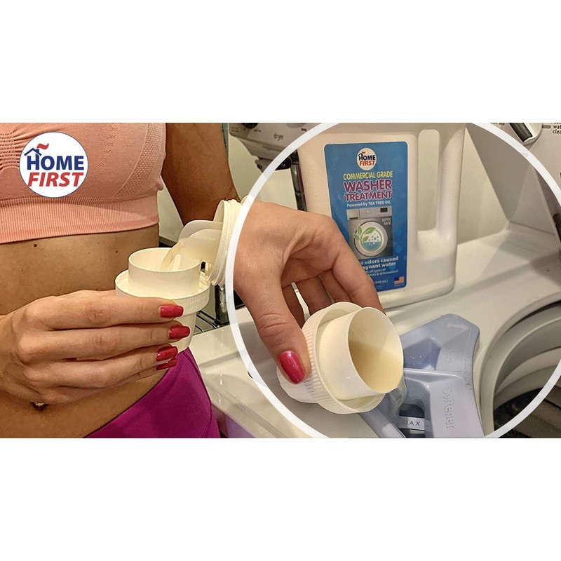 Heavy Duty Washing Machine Cleaner - 2 Treatments/Bottle Helps Remove