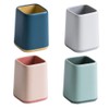 Desk Pencil Cup Stand Two-Tone Pencil Cup Pot Desk Pen