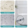 3-in-1 Shower Curtain Set, 72" x 72" Waffle Texture Shower