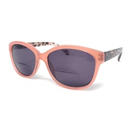 The Capri Cat-Eye Bifocal Sun Readers for Women Retro Cat Eye Reading Sunglasses + 1.50 Pink