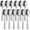 Nagao Hakakaku Dinner Spoon, 7.0 inches (17.8 cm), Set of