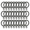 PATIKIL 1 Inch Inner Dia Curtain Rod Rings with Eyelets,