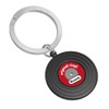Key Chain Vinyl disch 3D. Record player Retro Music Black