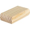 Cambridge Clear Pine Flat Newel Cap 102x50x27mm, Half Stair Newel