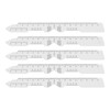 5pcs Ophthalmic PD Ruler Clear Data Marking Smoothing Edges Pupillary