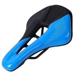 MAKUMINORS Bicycle Saddle Cover Saddle Cover Road Bike Cross Bike Mountain Bike Waterproof Seat Cushion Shock Absorption Black x Blue