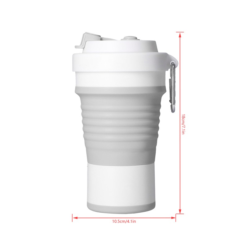 Collapsible Travel Cup Portable Silicone Folding Cup Expandable Drinking Cup