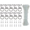 NACTECH Frame Hanging Kit 10m 3mm Picture Hanging Cord Wire