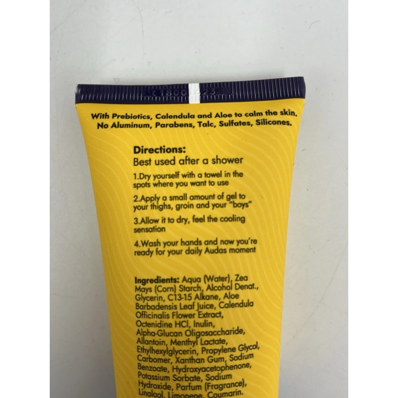 Audas Cool Anti-Chafing Cooling Gel 3.38 fl oz / 100