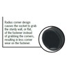 SUNEX TOOLS 810MDMG 1/4-Inch Drive 10-Mm Deep Magnetic Impact Socket