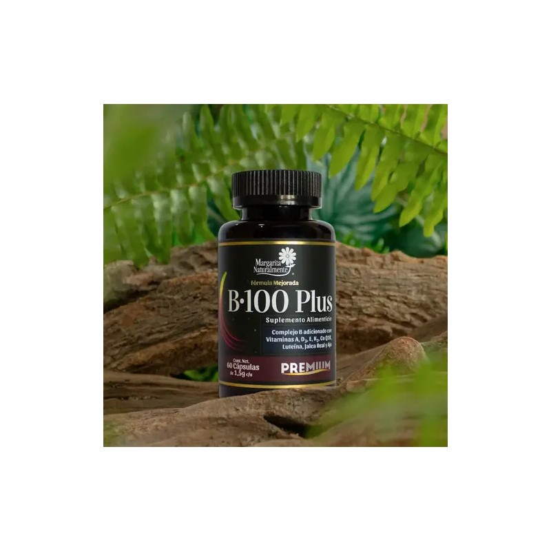 Complejo B 100 Plus Premium 60 Caps Margarita Naturalmente