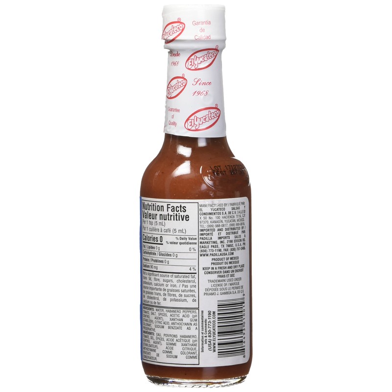 El Yucateco Red Chile Habanero Hot Sauce 4 oz