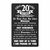 Richesele 20 Year Sober Card for Women Men - 20