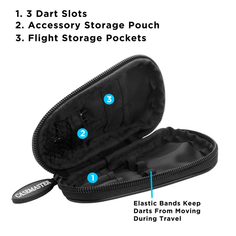 Viper Spinning Bee Soft Tip Darts with Casemaster Storage/Travel Case,