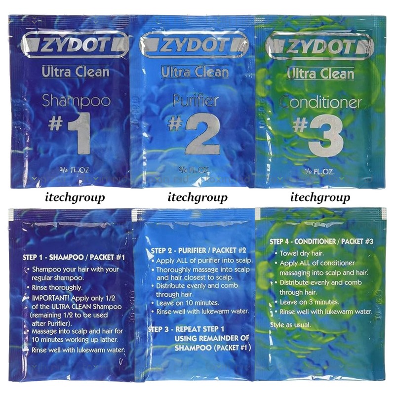 Clean Zydot Ultra Clean Detox Shampoo & Conditioner for Macujo