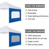 COOSHADE Instant SunWall 8x8 SideWall for Pop up Canopy Tent,