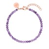 Purelei® Amethyst Bracelet, Women's Bracelet Made of Durable Stainless Steel,