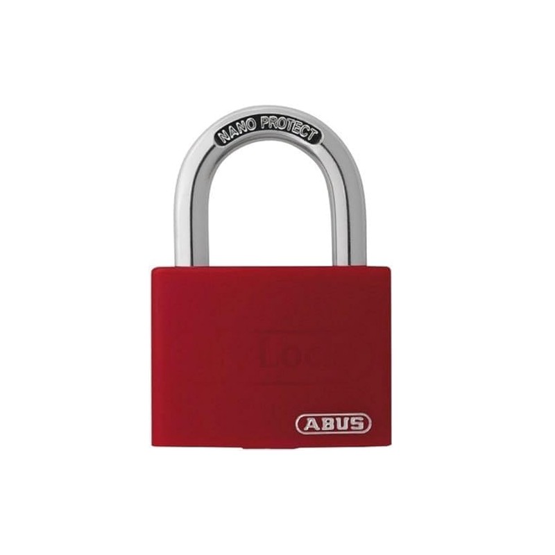 ABUS 65AL40RED Open Shackle Padlock - Red