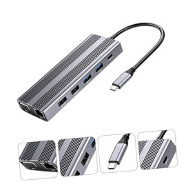 FELTECHELECTR Type- 12 Ports USB Hub Multi USB Splitter 4k Perfect for Travel and Home