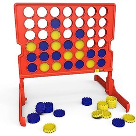 Cardinal, Juego Cuatro en línea para niños, Juego de Mesa Colorido para 2 Jugadores para Noches de Juegos en Familia, Cosas formidables, Juegos