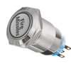 ESUPPORT 12V Momentary Car Vehicle Blue LED Light Headlight Push