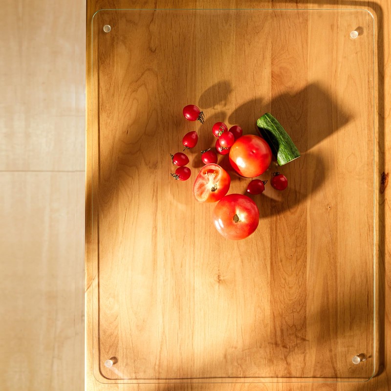 Tempered Glass cutting Board 12x16- Durable Shatterproof, Heat-resistant, Scratch-proof -